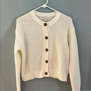 NWOT Cream Knit Cardigan